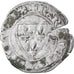 Moneda, Francia, Charles VI, Blanc Guénar, Tournai, BC+, Vellón, Duplessy:377A