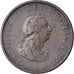 Moneta, Gran Bretagna, George III, 1/2 Penny, 1799, MB+, Rame, KM:647