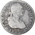 Moneta, Spagna, Charles IV, Real, 1802, Seville, MB, Argento, KM:429.2