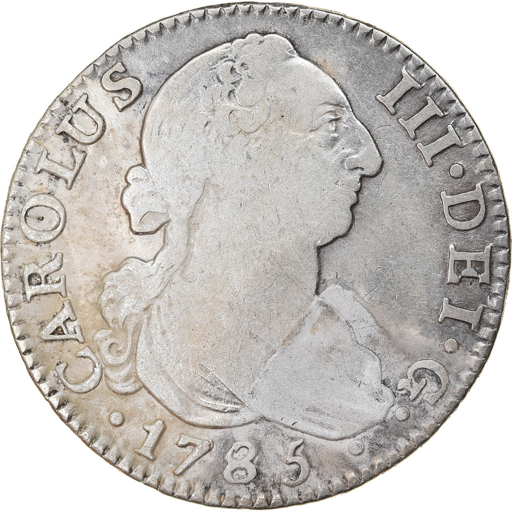 Monnaie, Espagne, Charles III, 2 Reales, 1785, Madrid, TB+, Argent, KM:412.1