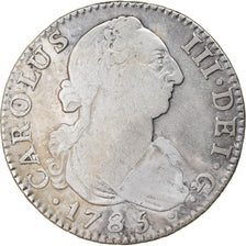 Monnaie, Espagne, Charles III, 2 Reales, 1785, Madrid, TB+, Argent, KM:412.1