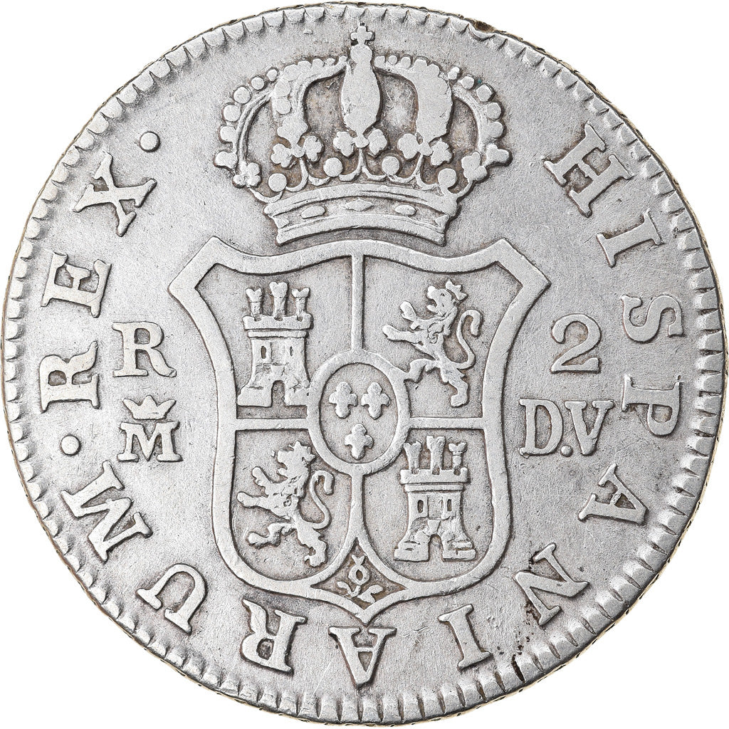 Monnaie, Espagne, Charles III, 2 Reales, 1785, Madrid, TB+, Argent, KM:412.1