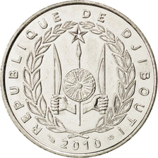 Gibuti, 50 Francs, 2010, SPL, Rame-nichel, KM:25
