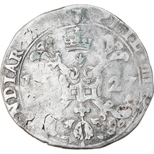 Coin, Spanish Netherlands, BRABANT, 1/2 Patagon, 1627, Antwerp, VF(20-25)