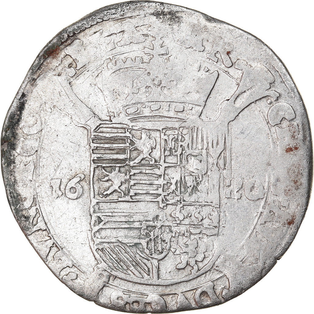 Coin, Spanish Netherlands, Albert & Isabella, Escalin, 1620, Tournai, VF(30-35)