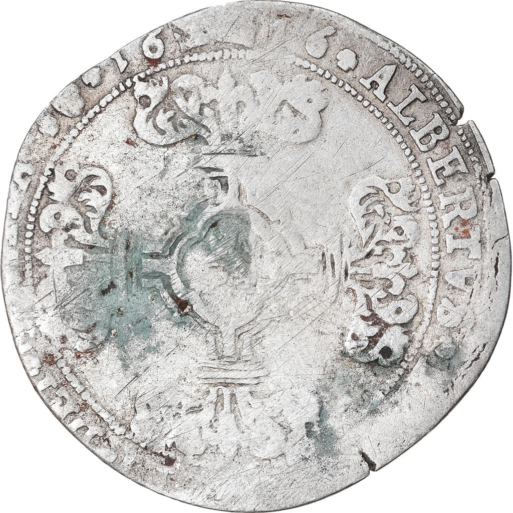 Coin, Spanish Netherlands, BRABANT, Albert & Isabella, 3 Patards, 1616, Antwerp