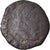 Coin, France, Henri IV, Double Tournois, 1593, Saint-Palais, F(12-15), Copper