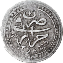 Monnaie, Algeria, ALGIERS, Mahmud II, 1/8 Budju, Suman Budju, AH 1244 (1828)