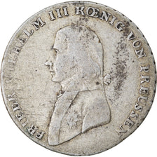 Moeda, Estados Alemães, PRUSSIA, Friedrich Wilhelm III, 1/3 Thaler, 1/2 Gulden