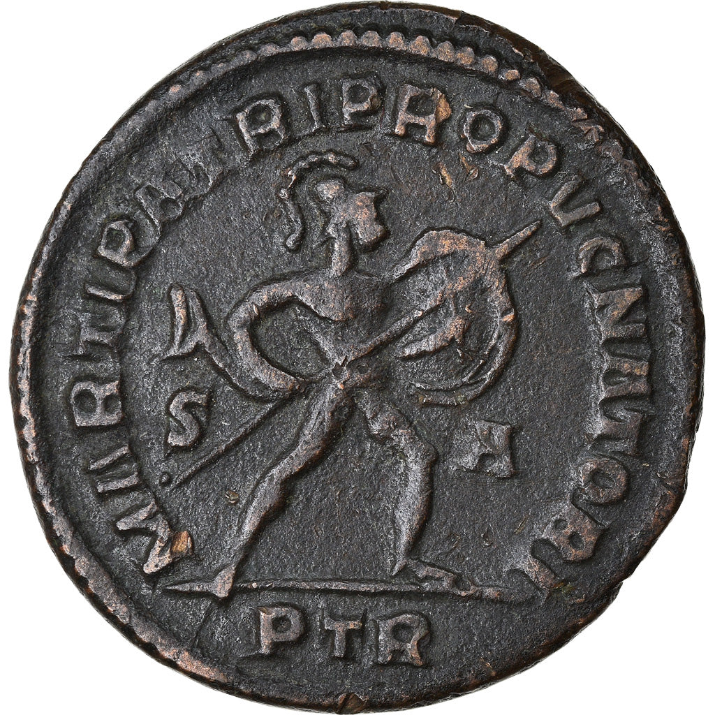 Coin, Constantine I, Follis, 307-308, Trier, EF(40-45), Copper, RIC:730