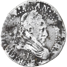 Coin, France, Henri III, 1/2 Franc au col plat, 1588, Limoges, VF(20-25)