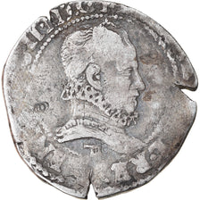 Moneta, Francja, Henri III, 1/4 franc au col fraisé, 1/4 Franc, 1578, Nantes