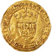 Monnaie, France, Charles VI, Ecu d'or, Tours, TTB, Or, Duplessy:369C
