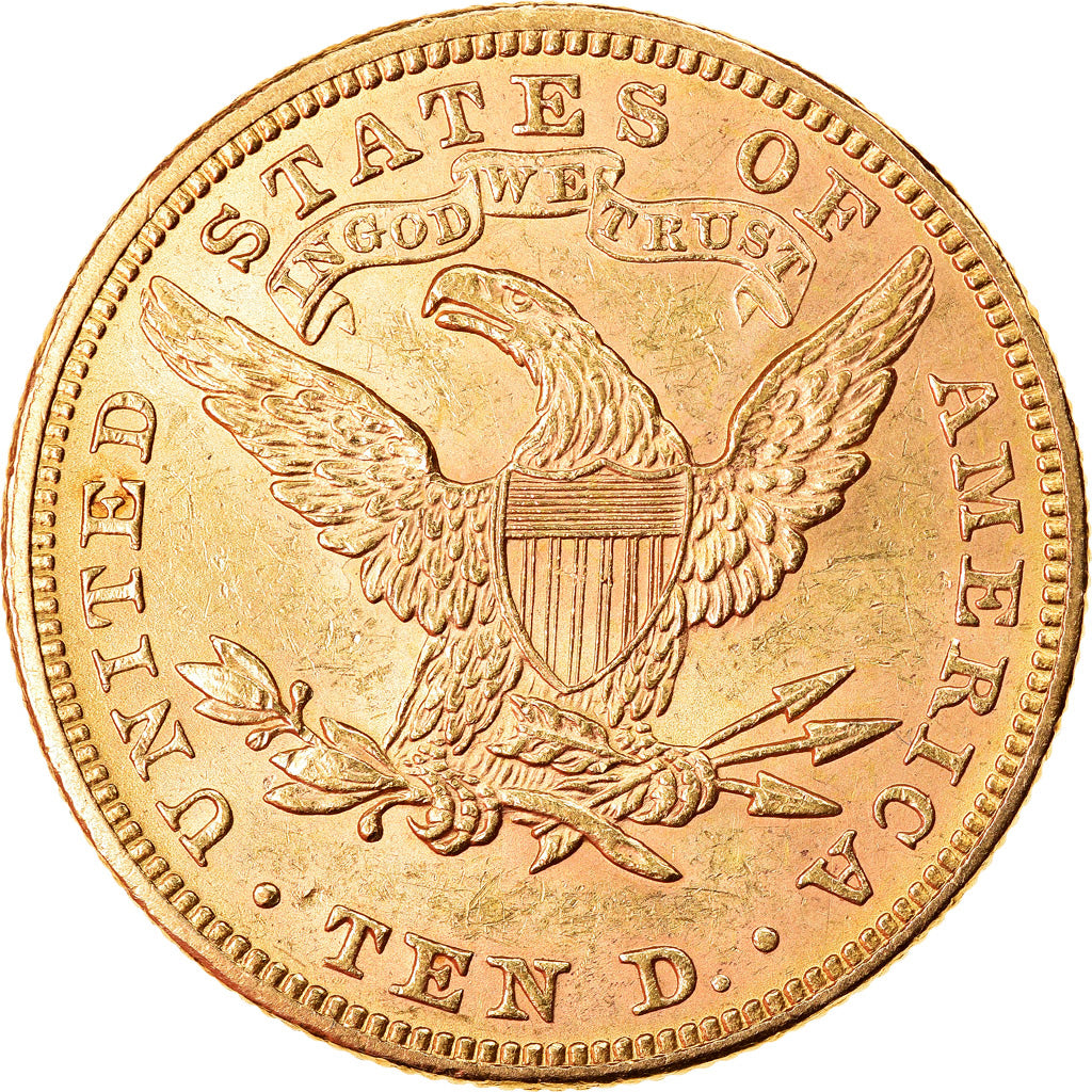 Moeda, Estados Unidos da América, Coronet Head, $10, Eagle, 1895, U.S. Mint