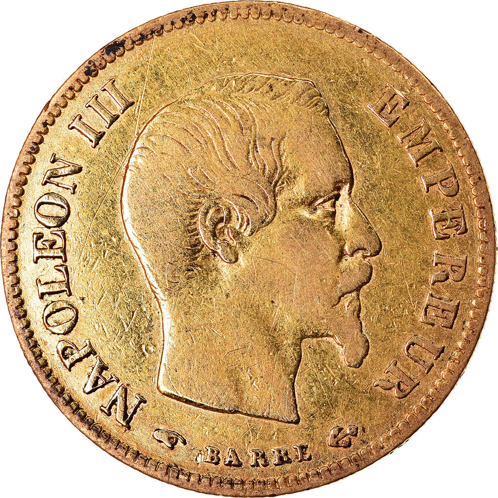 Moeda, França, Napoleon III, Napoléon III, 10 Francs, 1856, Paris, VF(30-35)