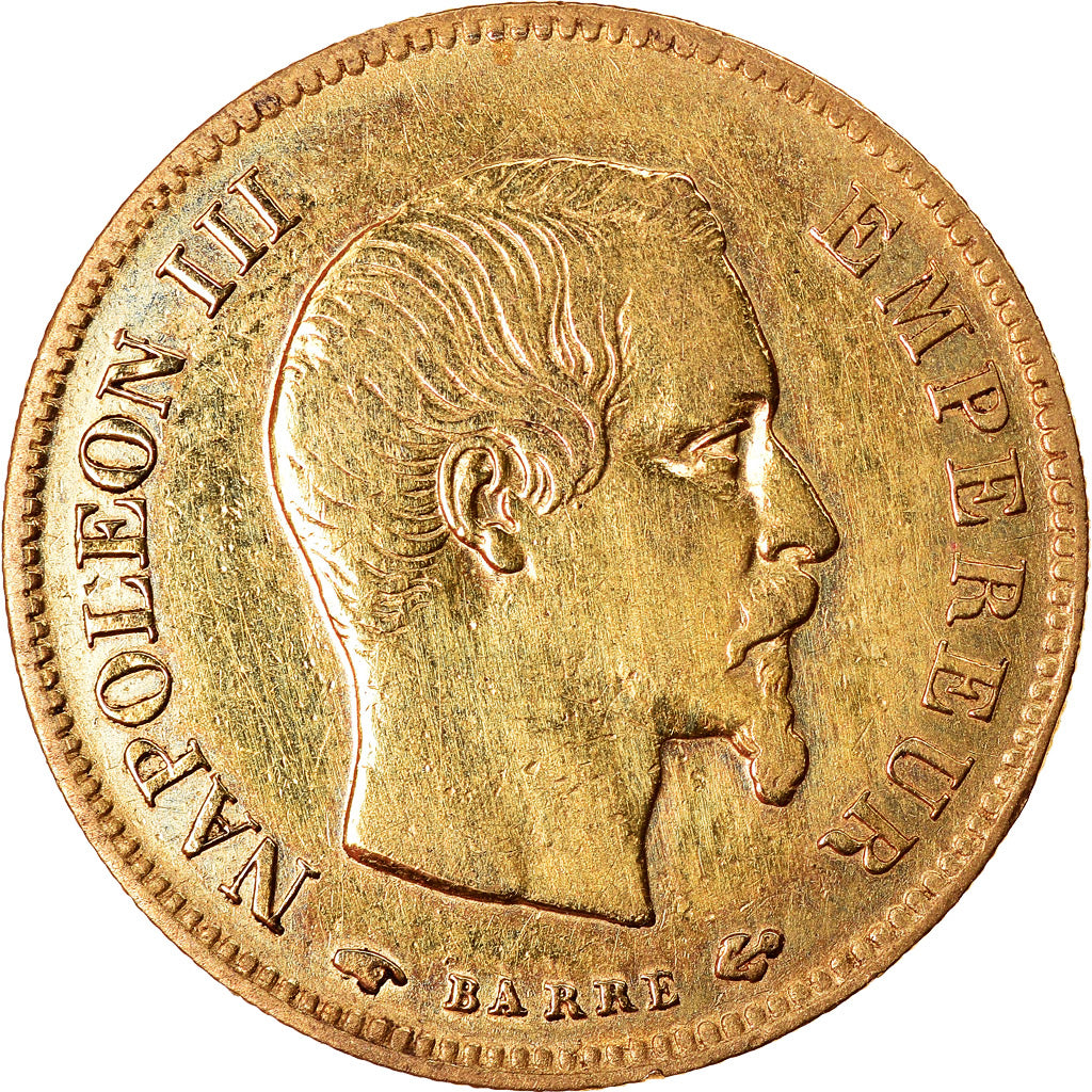 Moneta, Francja, Napoleon III, 10 Francs, 1857, Paris, VF(30-35), Gold