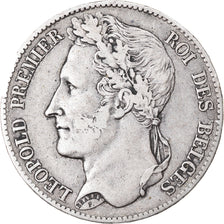 Monnaie, Belgique, Leopold I, 5 Francs, 5 Frank, 1849, TTB, Argent, KM:3.2
