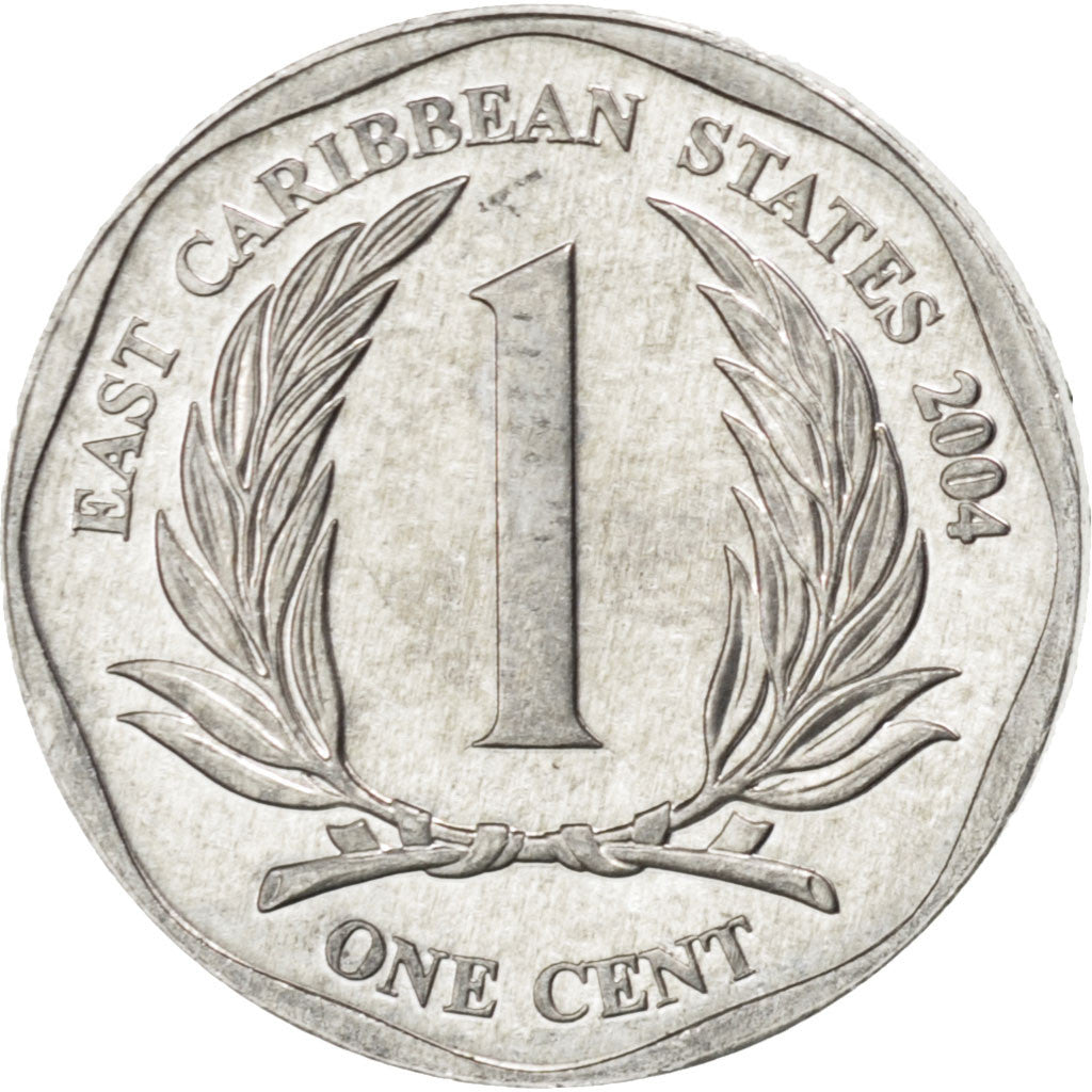 EAST CARIBBEAN STATES, Cent, 2004, British Royal Mint, KM #34, MS(63),...