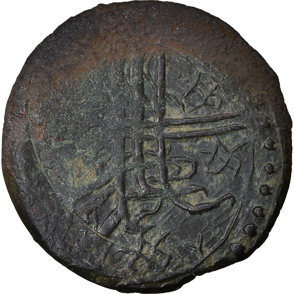 Münze, Türkei, Suleyman II, Mangir, AH 1100 (1688), Saray, S+, Kupfer, KM:89