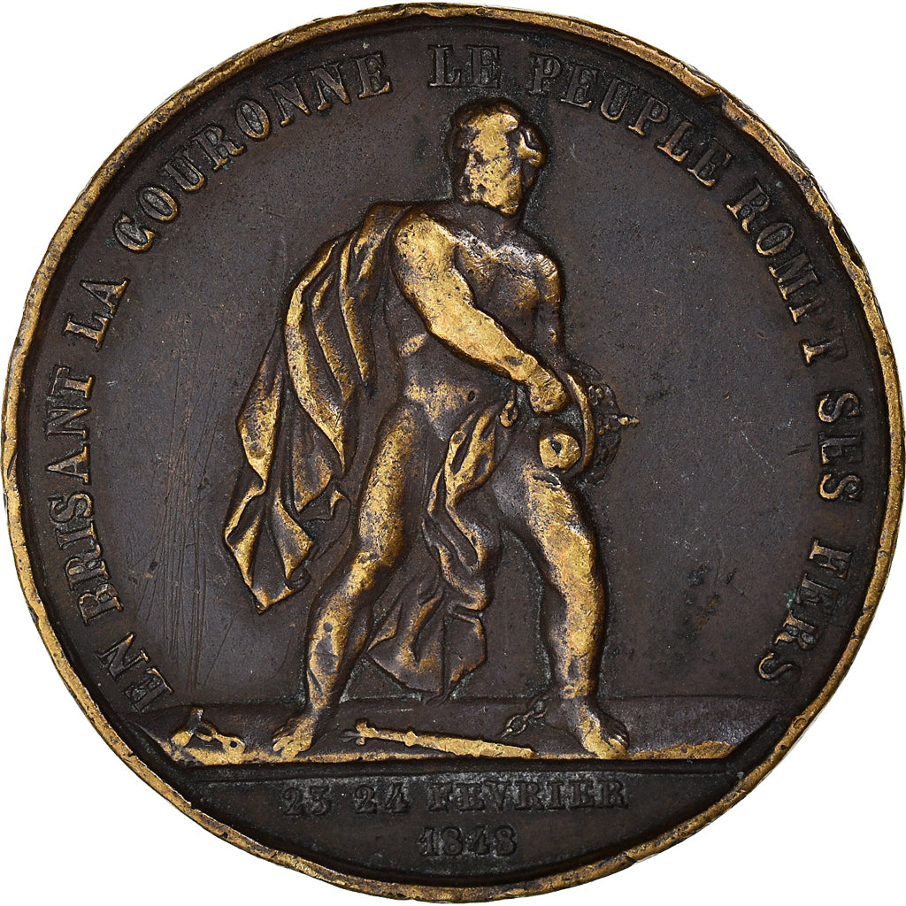 France, Médaille, Deuxème République, Journées du 23 et 24 Février