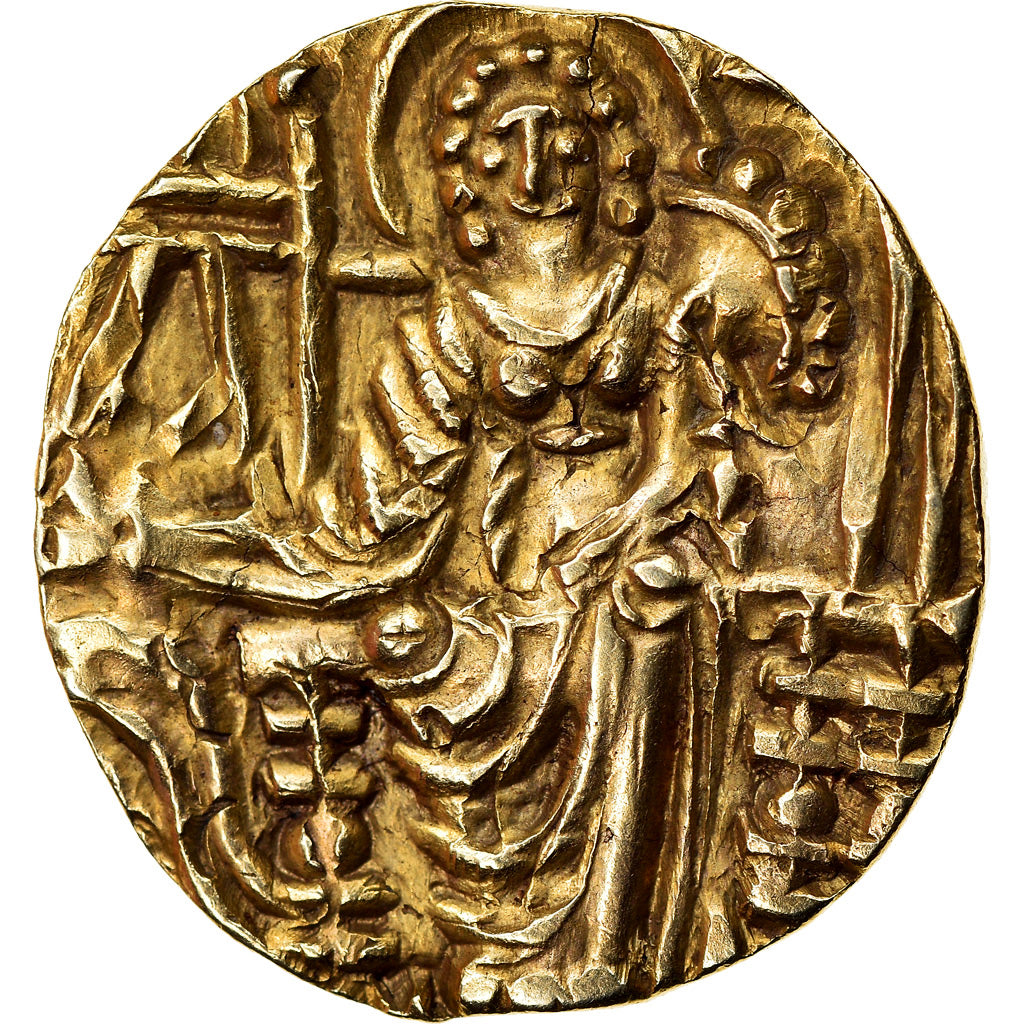 Moneta, Kushan Empire, Shaka, Stater, 300-330, BB+, Oro