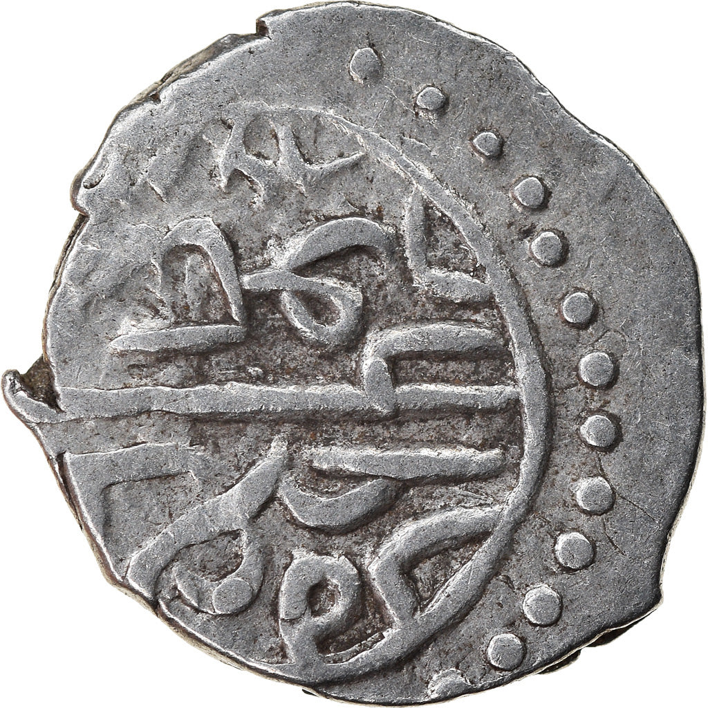 Moneda, Ottoman Empire, Bayezid II, Akçe, AH 886 (1481), Üsküb, MBC, Plata