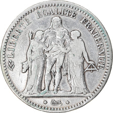 Coin, France, Hercule, 5 Francs, 1848, Strasbourg, VF(20-25), Silver, KM:756.2
