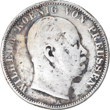 Coin, German States, PRUSSIA, Wilhelm I, Thaler, 1867, Berlin, F(12-15), Silver