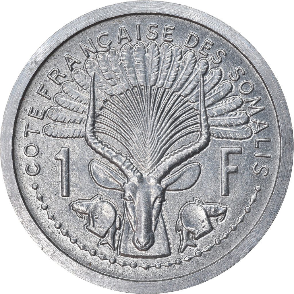 Coin, French Somaliland, Franc, 1948, Paris, Essai-Piéfort, MS(63), Aluminum