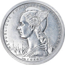 Coin, French Somaliland, 2 Francs, 1948, Paris, Essai-Piéfort, MS(63)