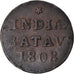 Coin, NETHERLANDS EAST INDIES, Duit, 1808, Dordrecht, VF(30-35), Copper, KM:76