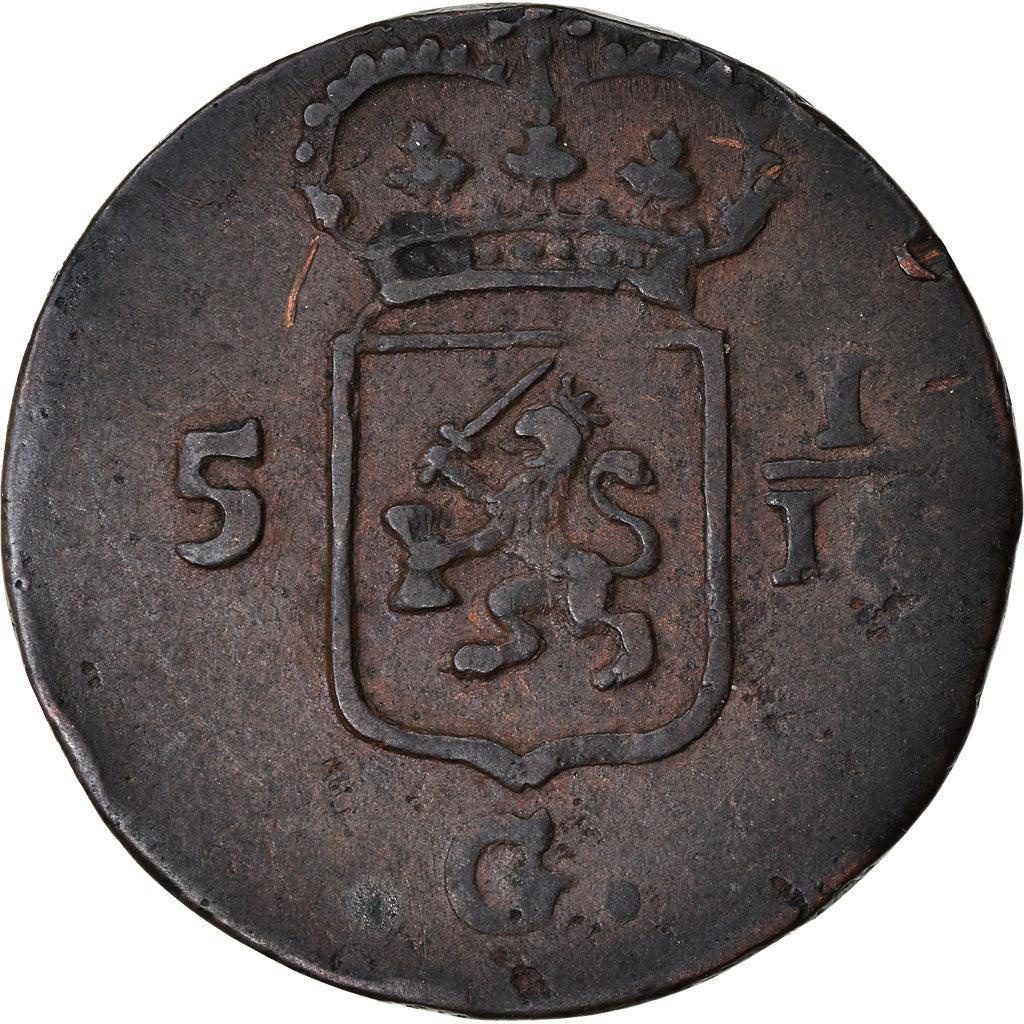 Coin, NETHERLANDS EAST INDIES, Duit, 1808, Dordrecht, VF(30-35), Copper, KM:76