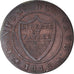 Moneta, CANTONI SVIZZERI, VAUD, 1/2 Batzen-5 Rappen, 1818, BB, Biglione, KM:6