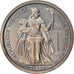 Coin, FRENCH OCEANIA, Franc, 1949, Paris, ESSAI, MS(63), Copper-nickel, KM:E8