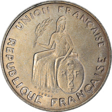 Coin, FRENCH OCEANIA, 2 Francs, 1948, Paris, ESSAI, MS(60-62), Copper-nickel