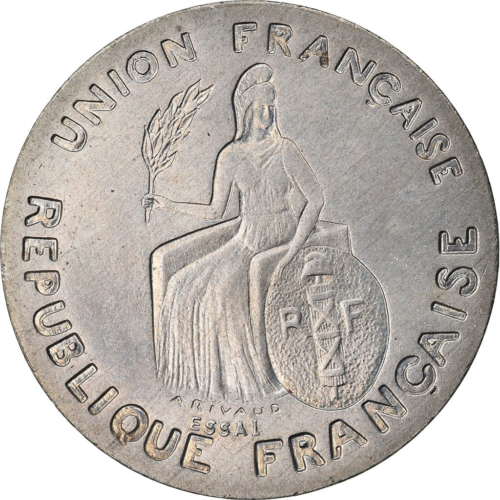 Coin, FRENCH OCEANIA, 50 Centimes, 1948, Paris, ESSAI, MS(60-62), Nickel-Bronze