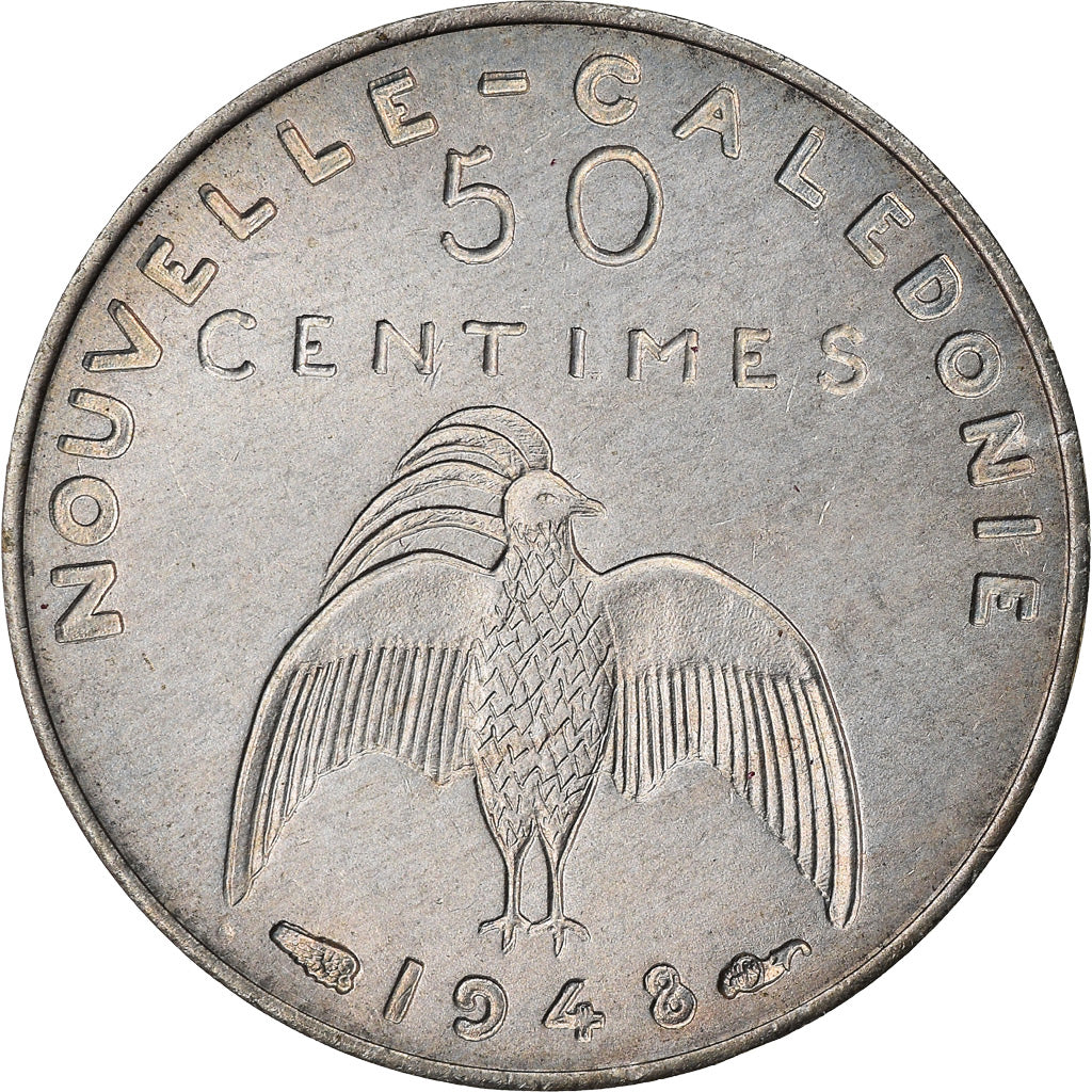 Coin, New Caledonia, 50 Centimes, 1948, Paris, ESSAI, MS(60-62), Nickel-Bronze