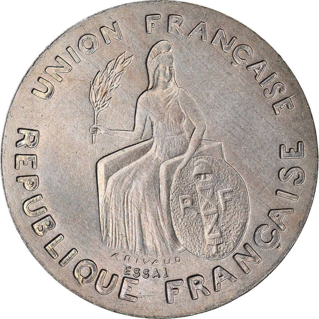 Coin, New Caledonia, 50 Centimes, 1948, Paris, ESSAI, MS(60-62), Nickel-Bronze