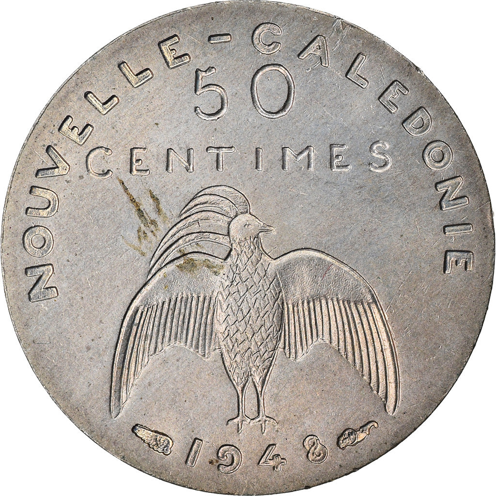 Coin, New Caledonia, 50 Centimes, 1948, Paris, ESSAI, MS(60-62), Nickel-Bronze