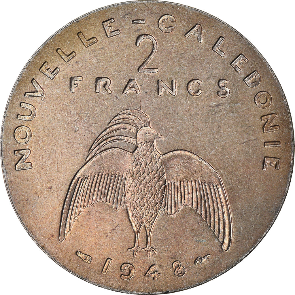 Monnaie, Nouvelle-Calédonie, 2 Francs, 1948, Paris, ESSAI, TTB, Nickel-Bronze