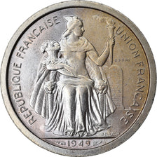 Monnaie, Nouvelle-Calédonie, 2 Francs, 1949, Paris, ESSAI, SUP+, Nickel-Bronze