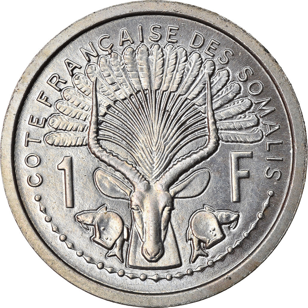 Coin, French Somaliland, Franc, 1948, Paris, ESSAI, MS(63), Copper-nickel