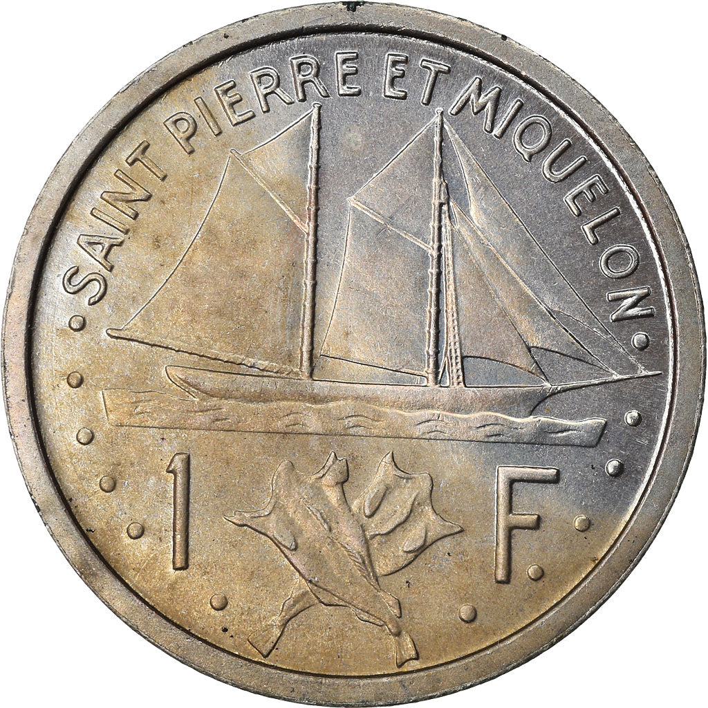 Coin, SAINT PIERRE & MIQUELON, Franc, 1948, Paris, ESSAI, MS(60-62)