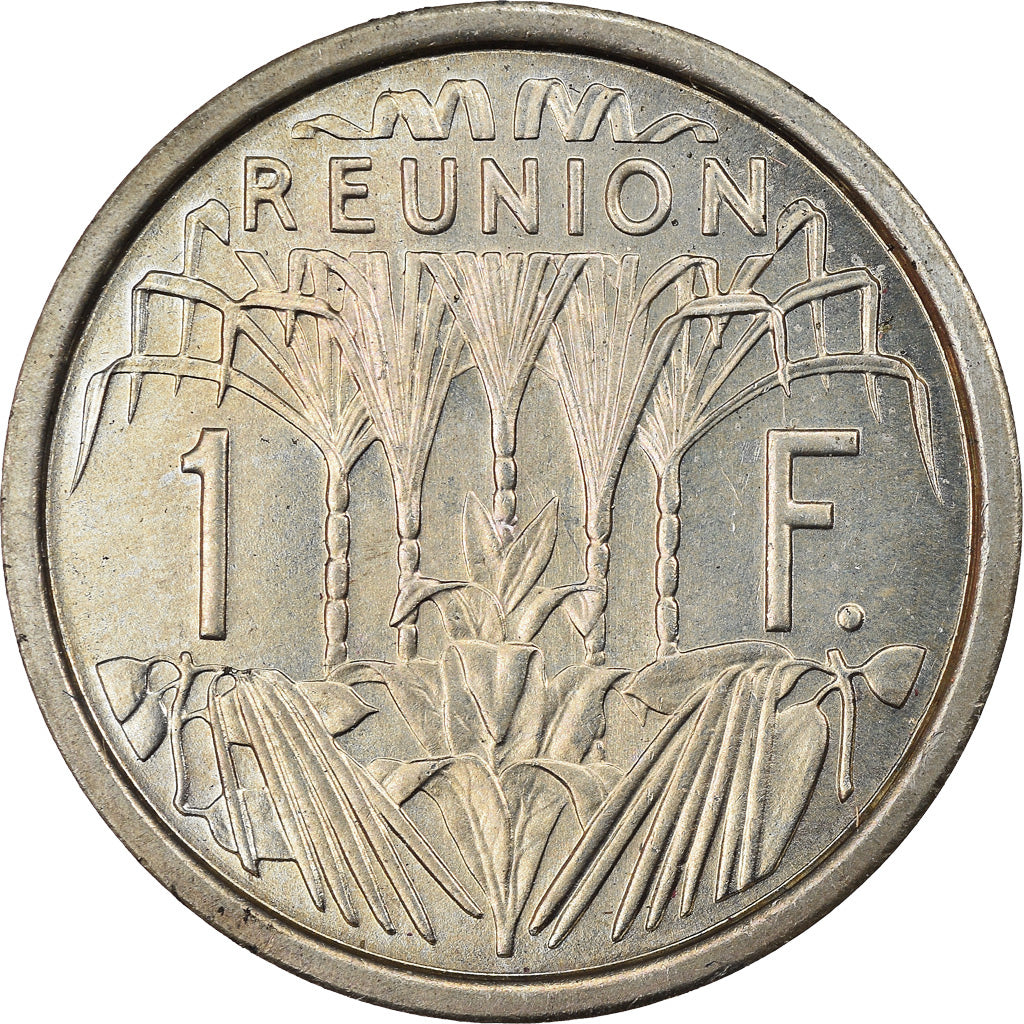 Coin, Réunion, Franc, 1948, Paris, ESSAI, MS(60-62), Copper-nickel, KM:E3