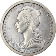 Coin, Cameroon, Franc, 1948, Paris, ESSAI, MS(63), Copper-nickel, KM:E5