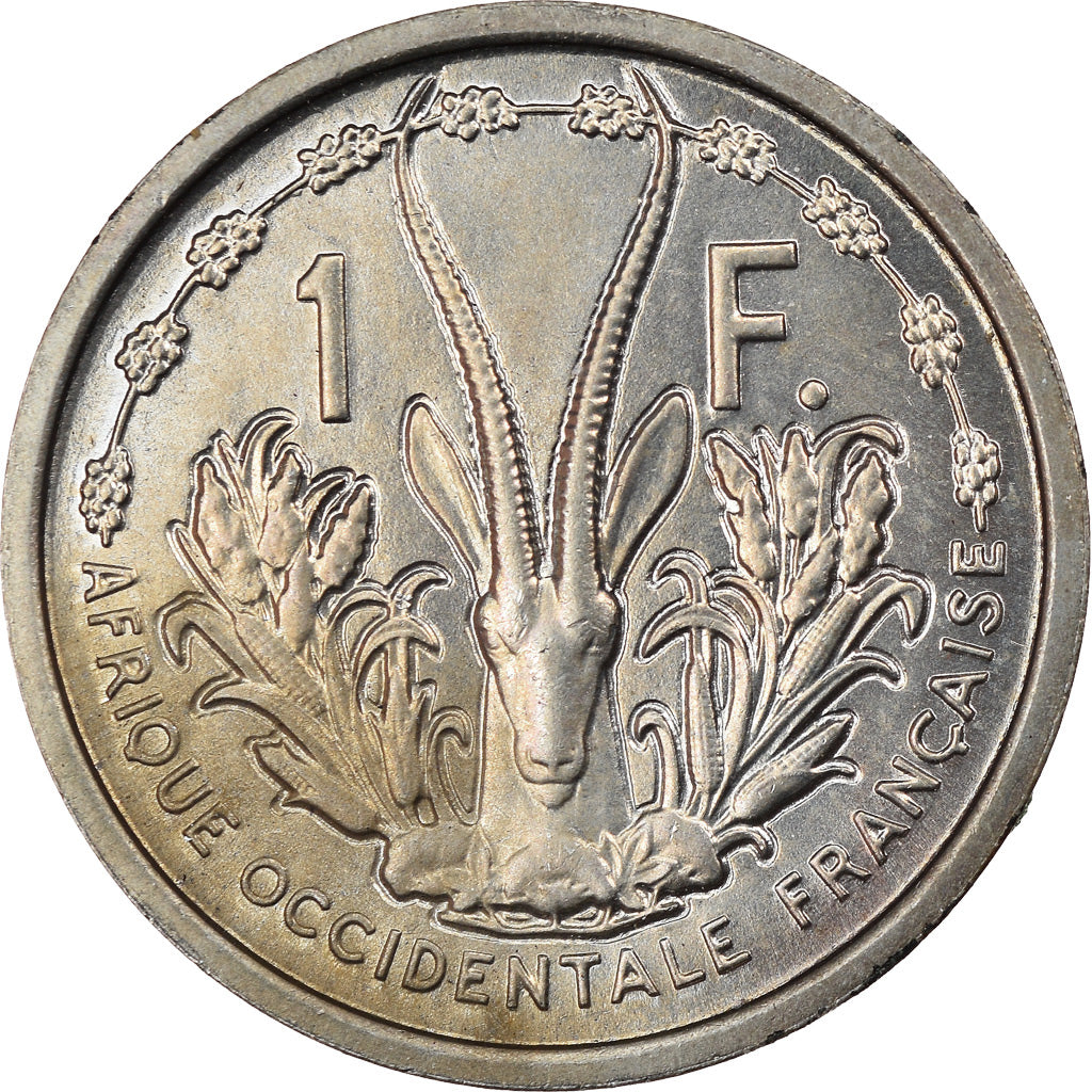 Coin, French West Africa, Franc, 1948, Paris, ESSAI, MS(60-62), Copper-nickel