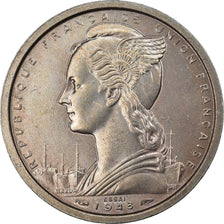 Monnaie, French West Africa, 2 Francs, 1948, Paris, ESSAI, SUP+, Copper-nickel