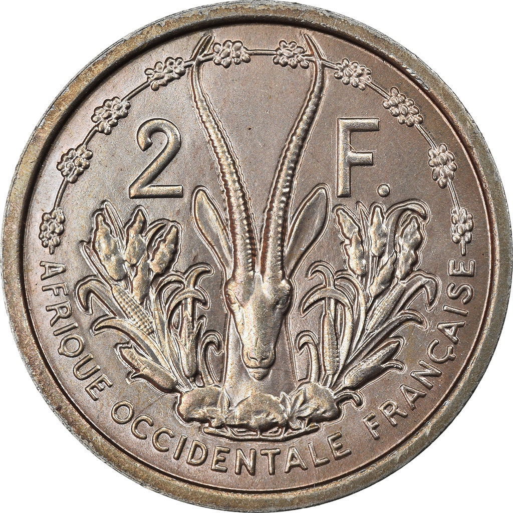 Monnaie, French West Africa, 2 Francs, 1948, Paris, ESSAI, SUP+, Copper-nickel