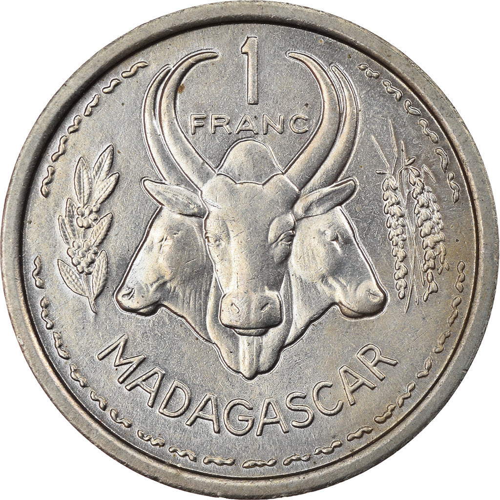 Coin, Madagascar, Franc, 1948, Paris, ESSAI, MS(60-62), Copper-nickel, KM:E1