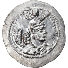 Moneda, Sasanian Kings, Yazdgard I, Drachm, AW (Ohrmazd-Ardaxšīr - Ahwāz)